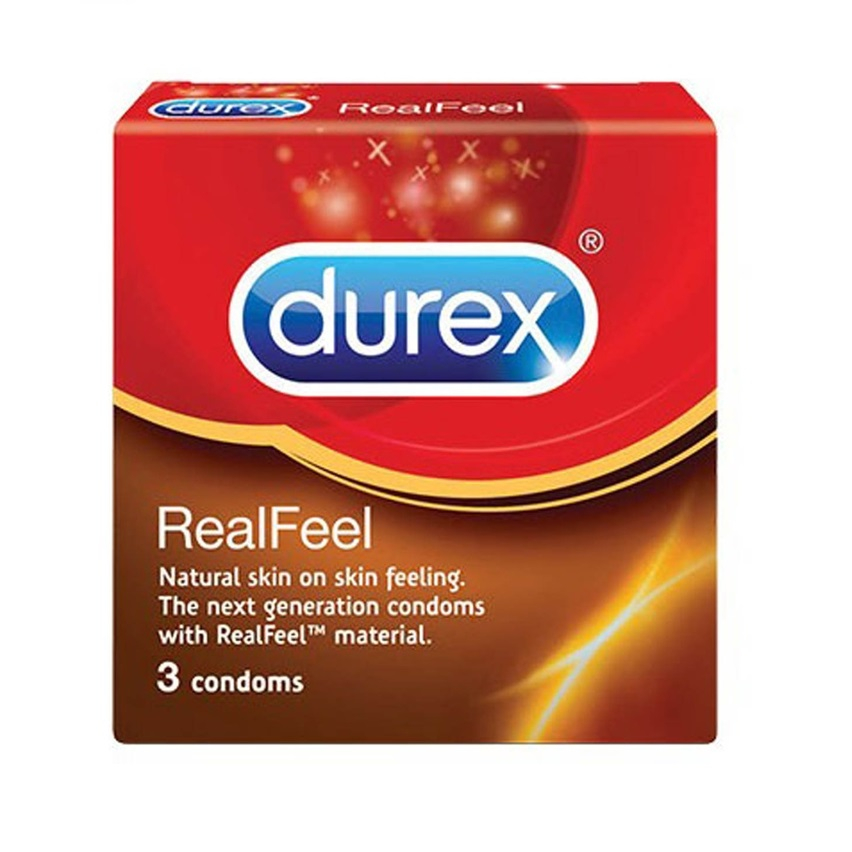 Prezervative Real Feel, 3 bucati, Durex [1]