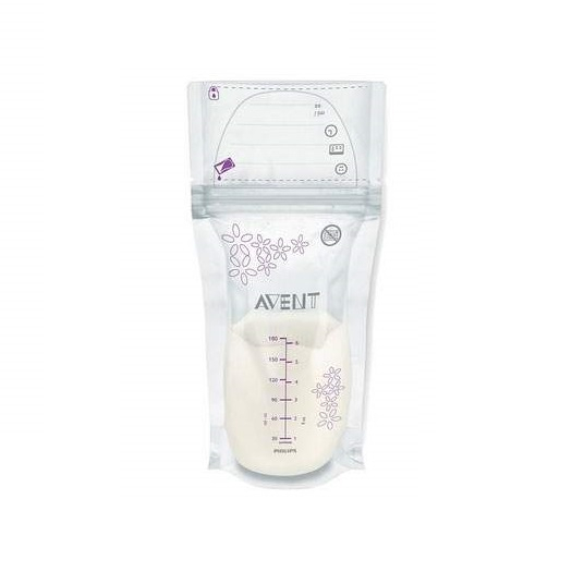 Pungi de stocare a laptelui matern Philips Avent, 25 bucati, 180 ml, SCF603/25 [2]