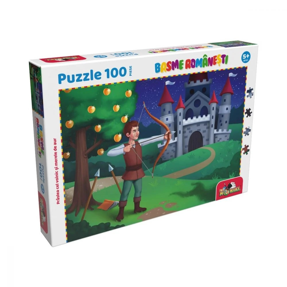 Puzzle 100 piese, Noriel Basme Romanesti, Praslea cel voinic si merele de aur [3]