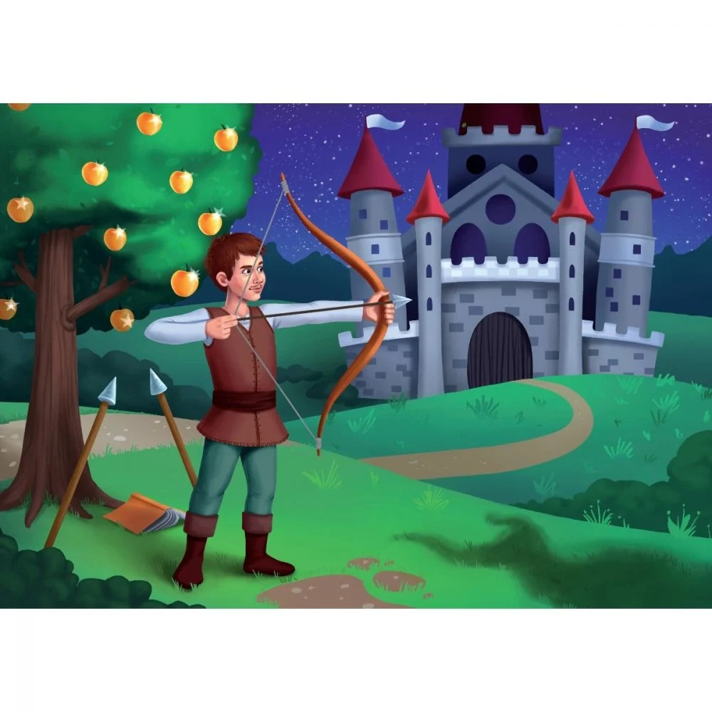 Puzzle 100 piese, Noriel Basme Romanesti, Praslea cel voinic si merele de aur [2]