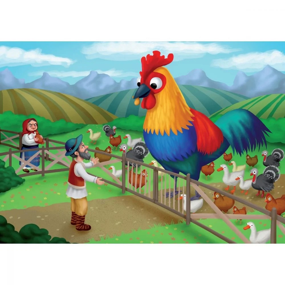Puzzle 100 piese, Noriel Basme Romanesti, Punguta cu doi bani [2]