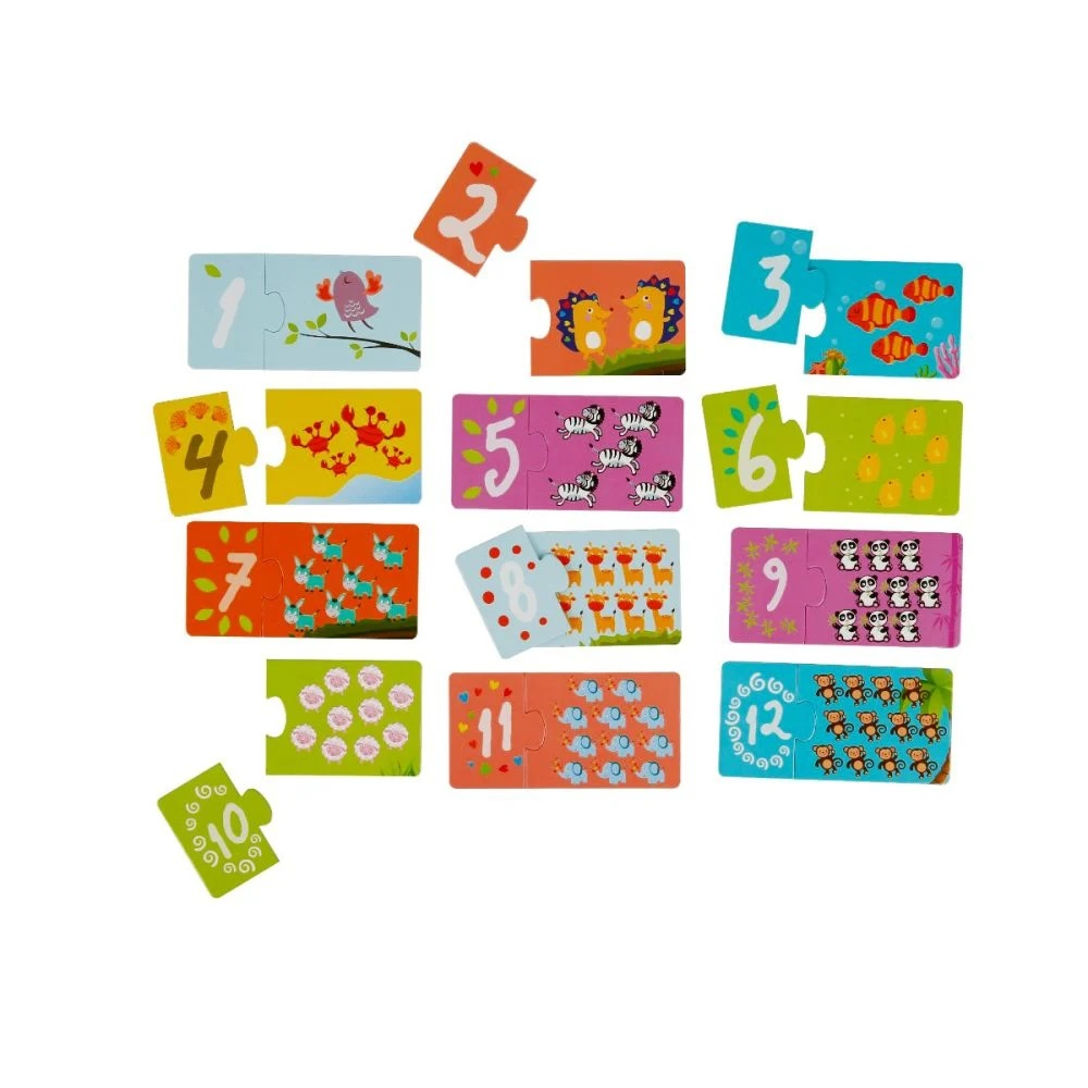Puzzle Primele mele descoperiri, Smile Games, Invata cifrele, 24 piese [3]