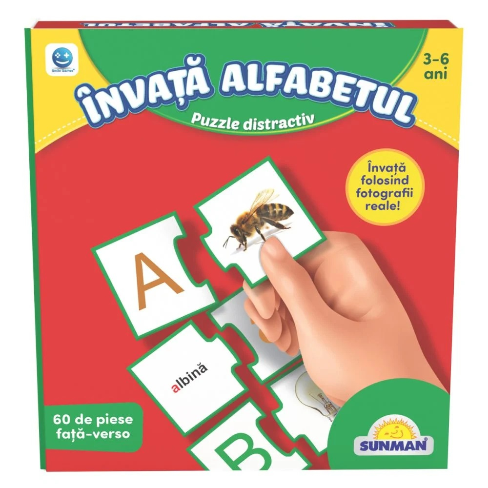 Puzzle Smile Games, Sa invatam alfabetul, 60 piese [2]