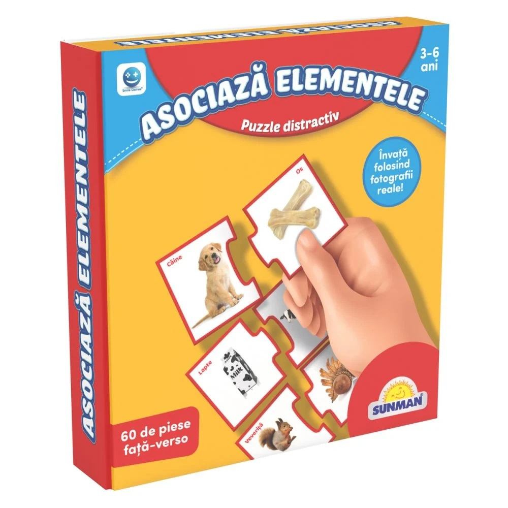Puzzle Smile Games, Sa invatam asocierea elementelor, 60 piese [2]