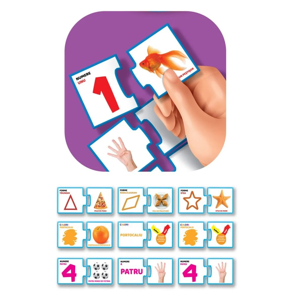 Puzzle Smile Games, Sa invatam numere, culori si forme, 60 piese [4]