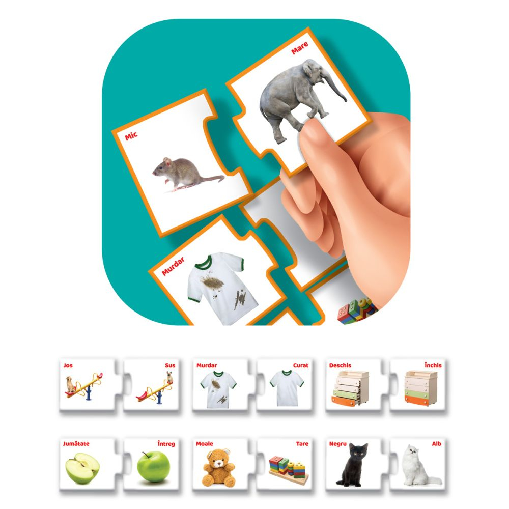Puzzle Smile Games, Sa invatam opozitiile, 60 piese [4]