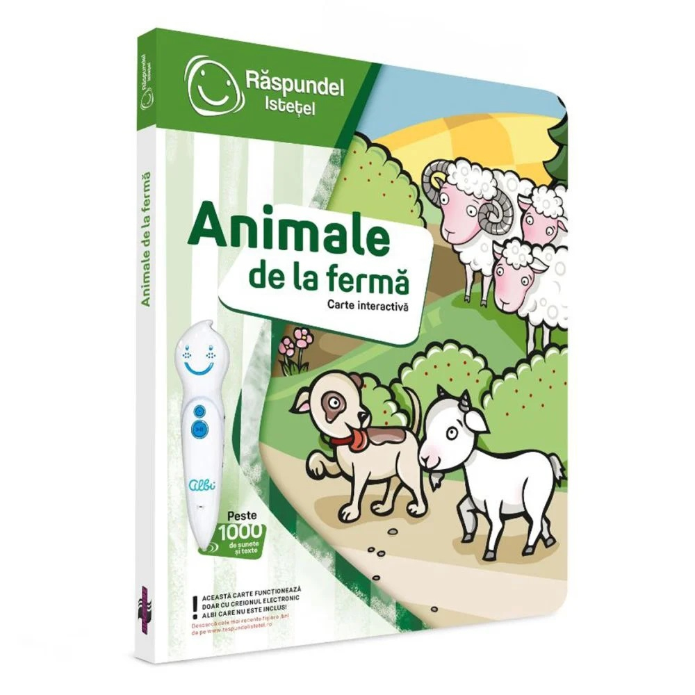 Raspundel Istetel, Carte interactiva Animale de la ferma [1]