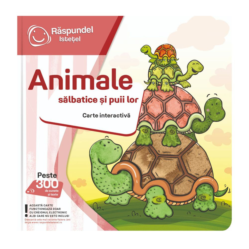 Raspundel Istetel, Carte interactiva Animale salbatice si puii lor [4]