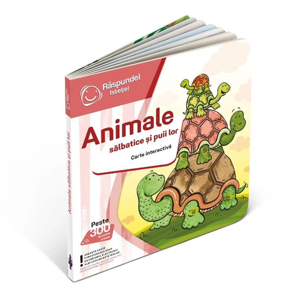 Raspundel Istetel, Carte interactiva Animale salbatice si puii lor [2]