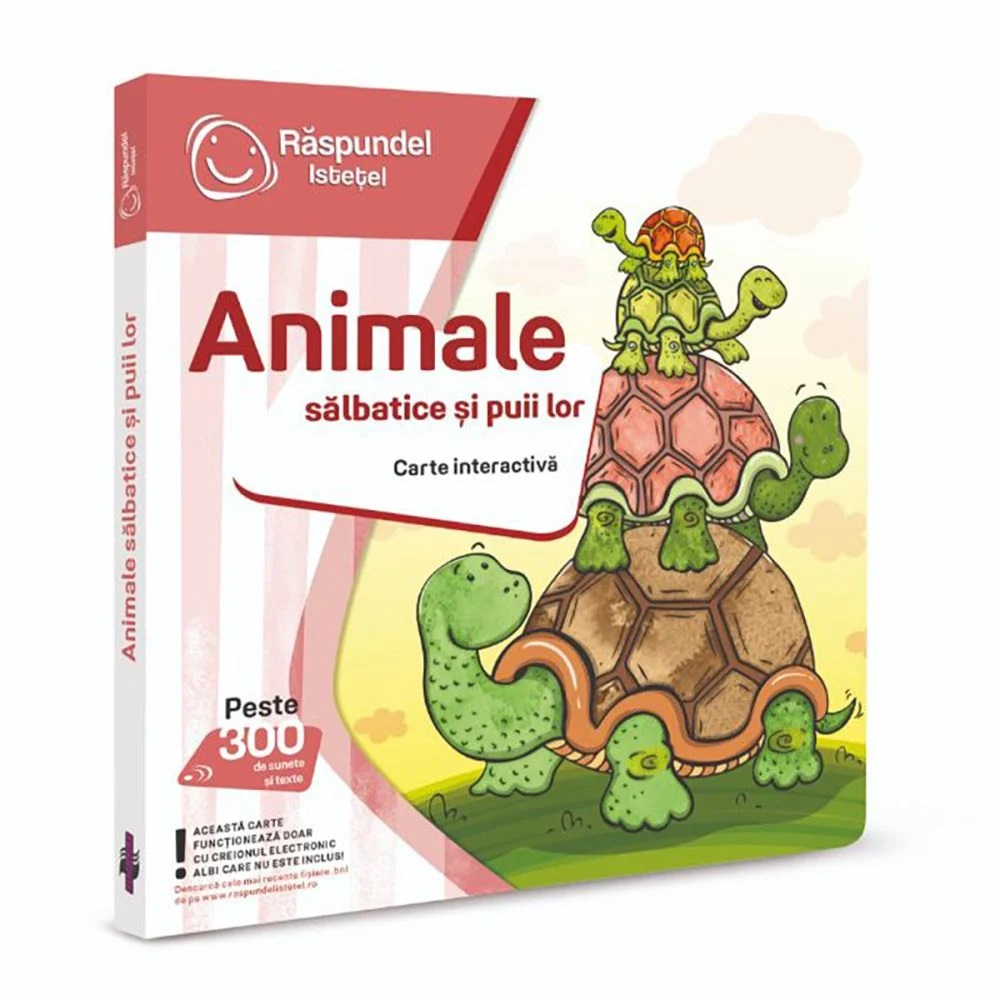 Raspundel Istetel, Carte interactiva Animale salbatice si puii lor [1]