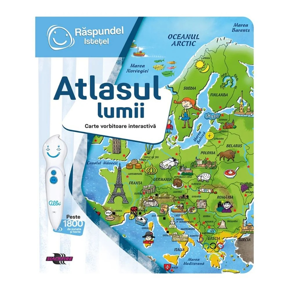 Raspundel Istetel, Carte interactiva Atlasul lumii [2]