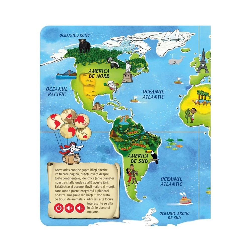 Raspundel Istetel, Carte interactiva Atlasul lumii [3]
