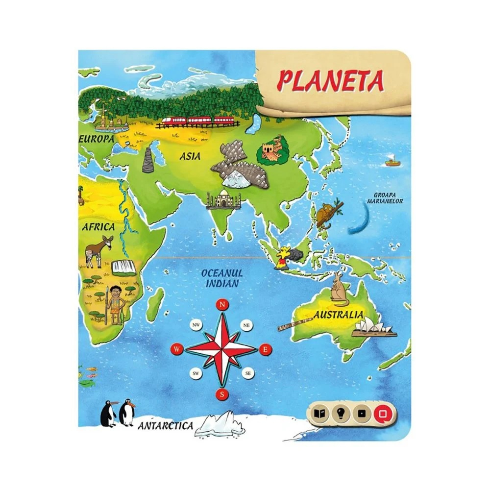 Raspundel Istetel, Carte interactiva Atlasul lumii [4]