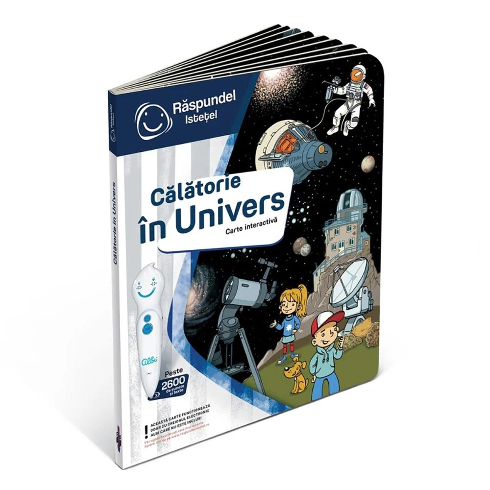 Raspundel Istetel, Carte interactiva Calatorie in univers [2]