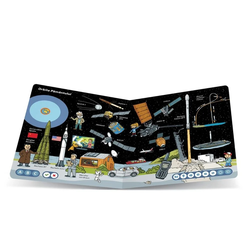 Raspundel Istetel, Carte interactiva Calatorie in univers [4]