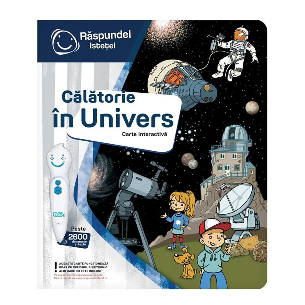 Raspundel Istetel, Carte interactiva Calatorie in univers [3]