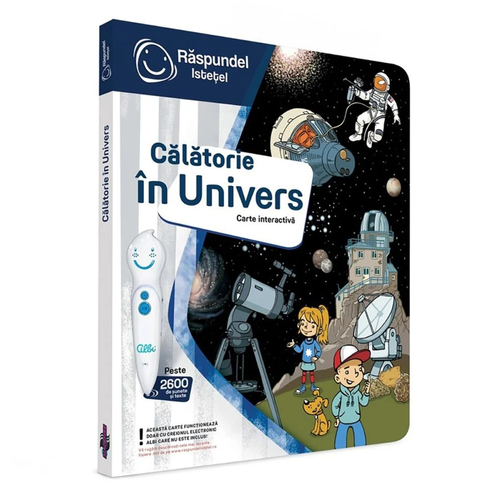 Raspundel Istetel, Carte interactiva Calatorie in univers [1]