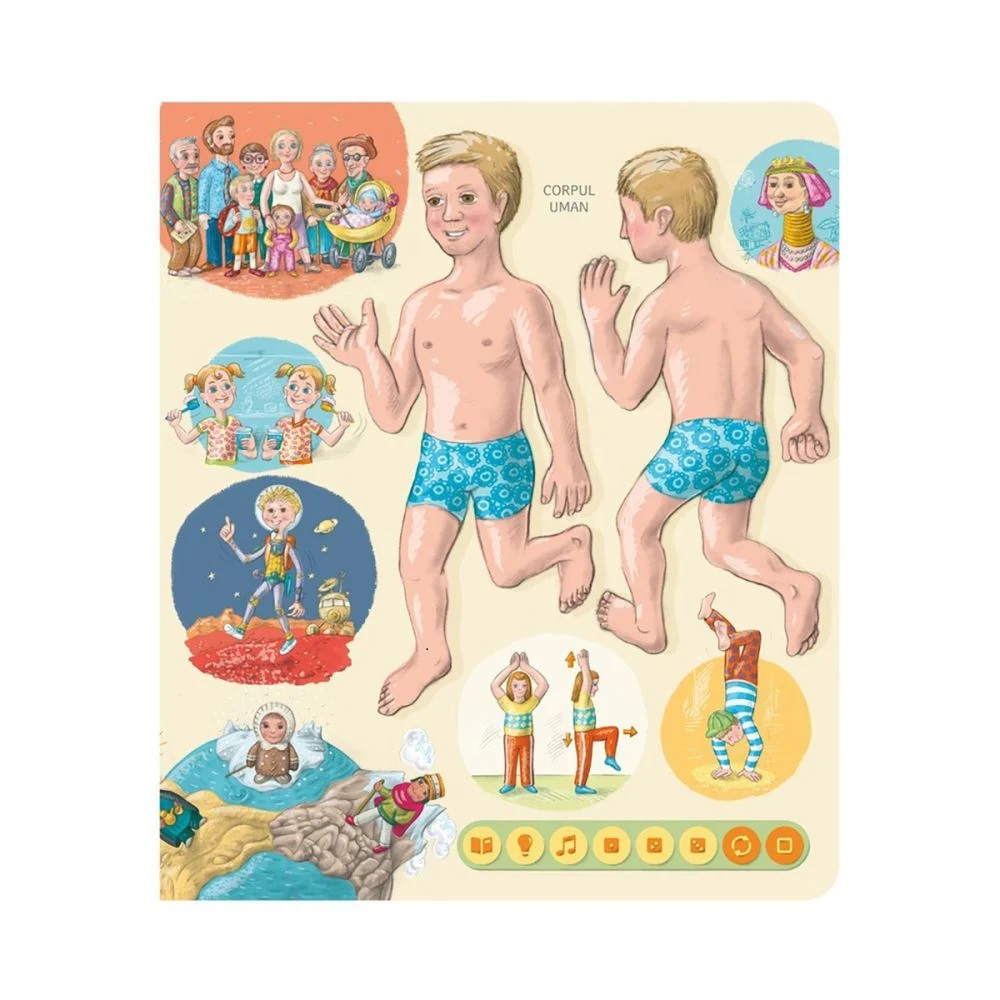 Raspundel Istetel, Carte interactiva Corpul uman [4]