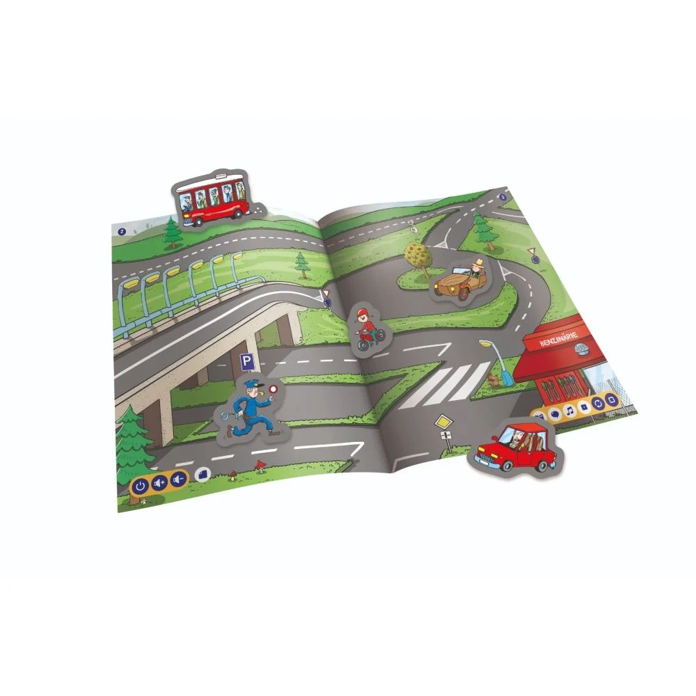 Raspundel Istetel, Carte interactiva cu autocolante, Mijloace de transport [3]