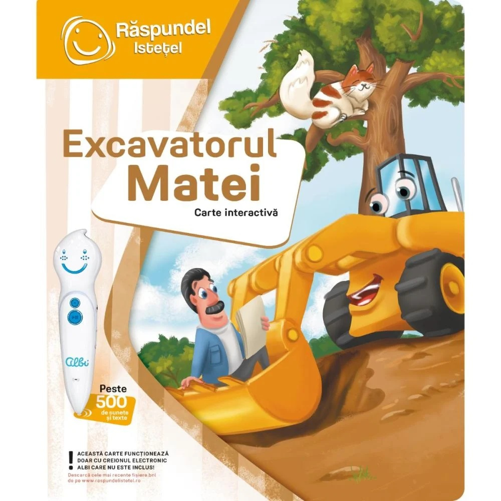 Raspundel Istetel, Carte interactiva Excavatorul Matei [2]