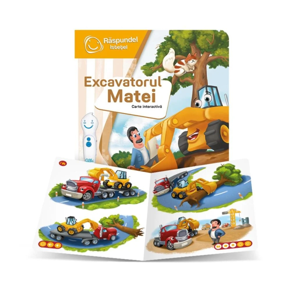 Raspundel Istetel, Carte interactiva Excavatorul Matei [3]