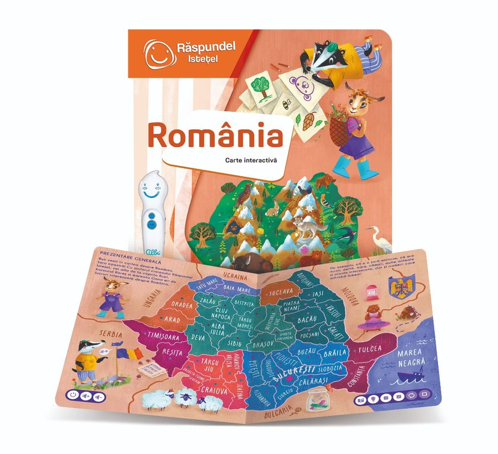 Raspundel Istetel, Carte interactiva Romania [3]