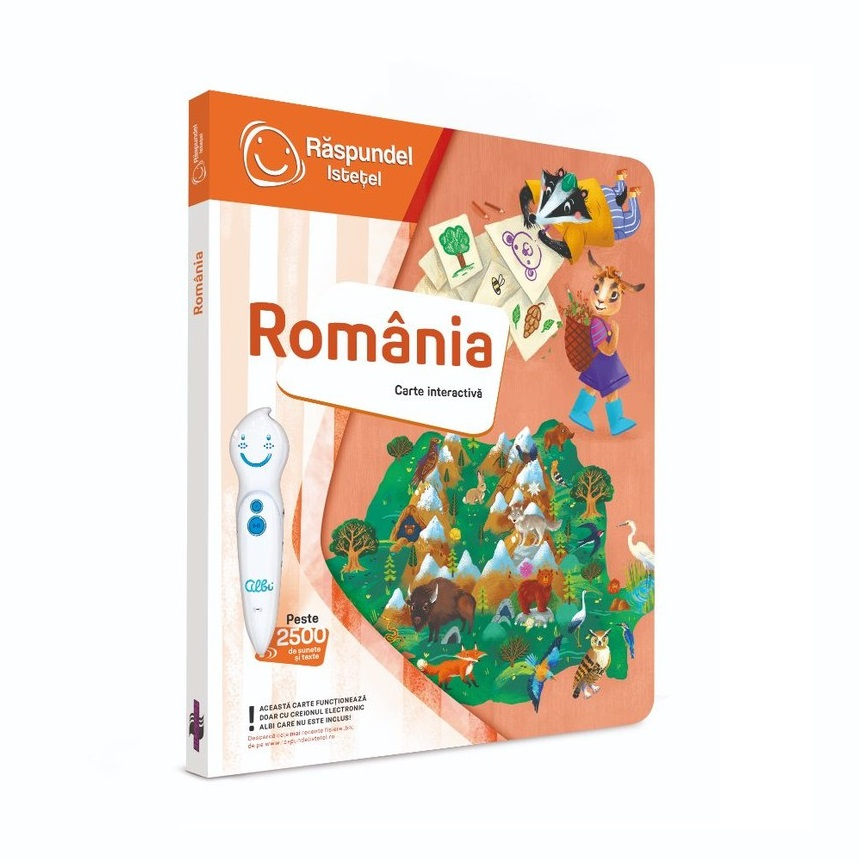 Raspundel Istetel, Carte interactiva Romania [1]