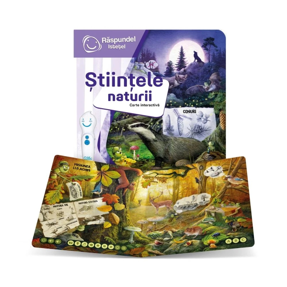 Raspundel Istetel, Carte interactiva Stiintele naturii - Aventuri prin natura [4]