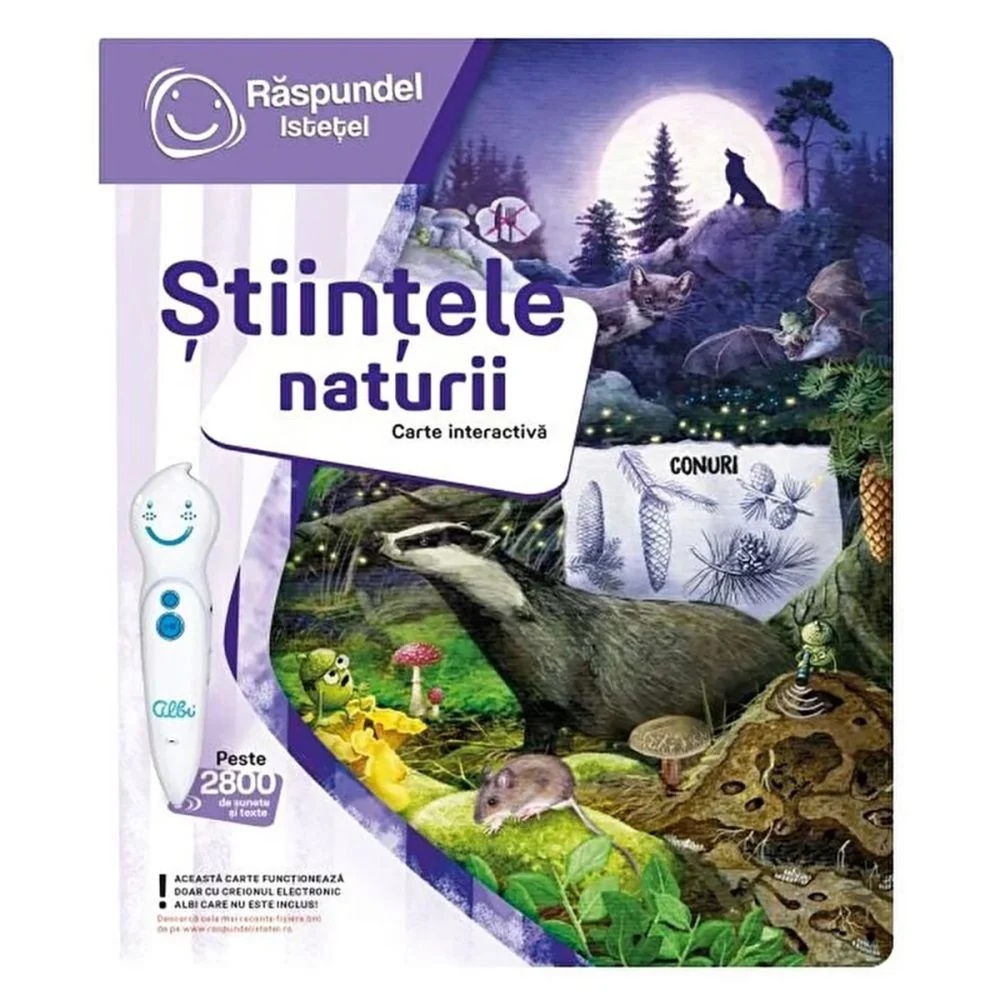 Raspundel Istetel, Carte interactiva Stiintele naturii - Aventuri prin natura [3]