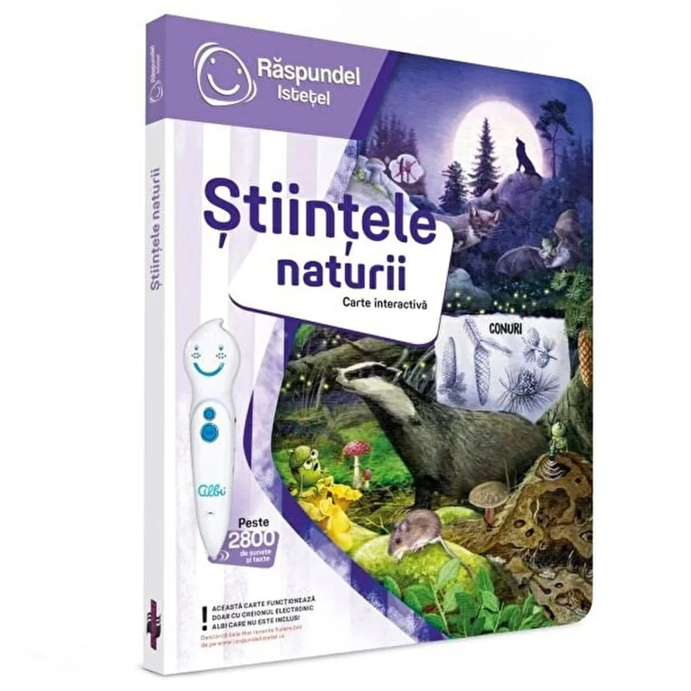 Raspundel Istetel, Carte interactiva Stiintele naturii - Aventuri prin natura [1]