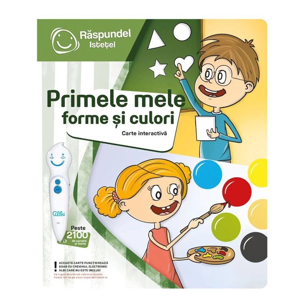 Raspundel Istetel, Carte interactive, Primele mele forme si culori [4]