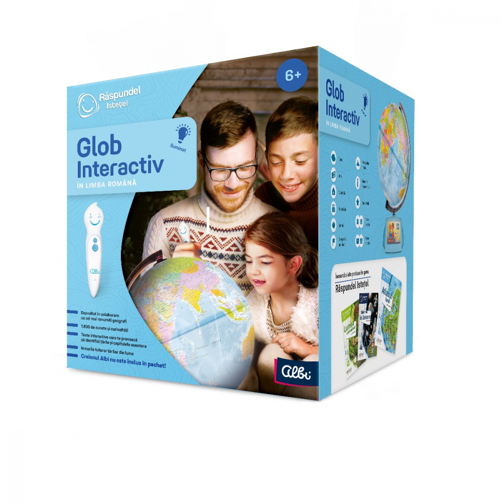 Raspundel Istetel, Glob interactiv in limba romana, Versiune noua [3]