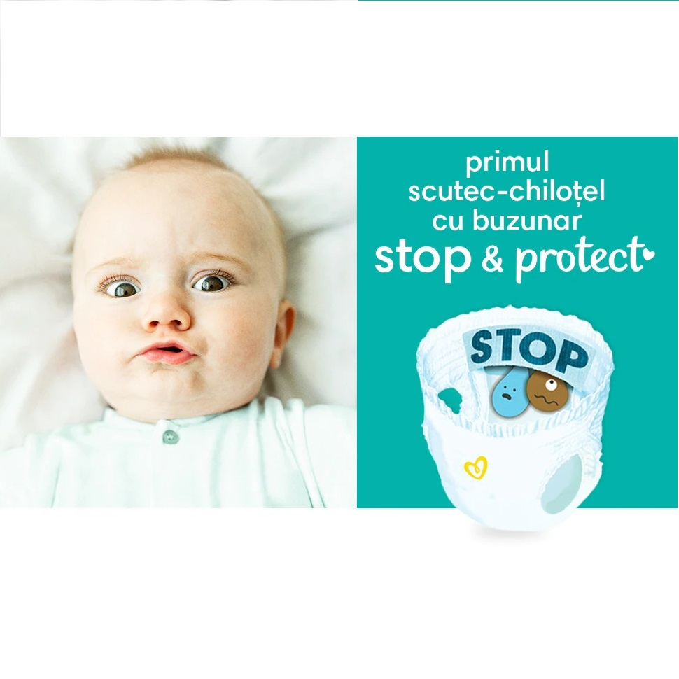 Scutece Pants Stop&Protect, Nr. 3, 6-11kg, 62 buc, Pampers [2]