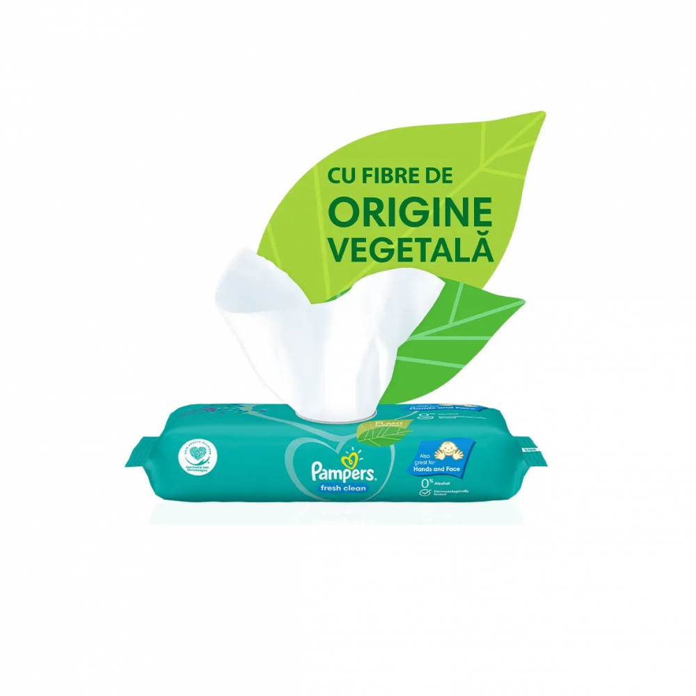 Servetele umede Fresh Clean, 52 buc, Pampers [2]