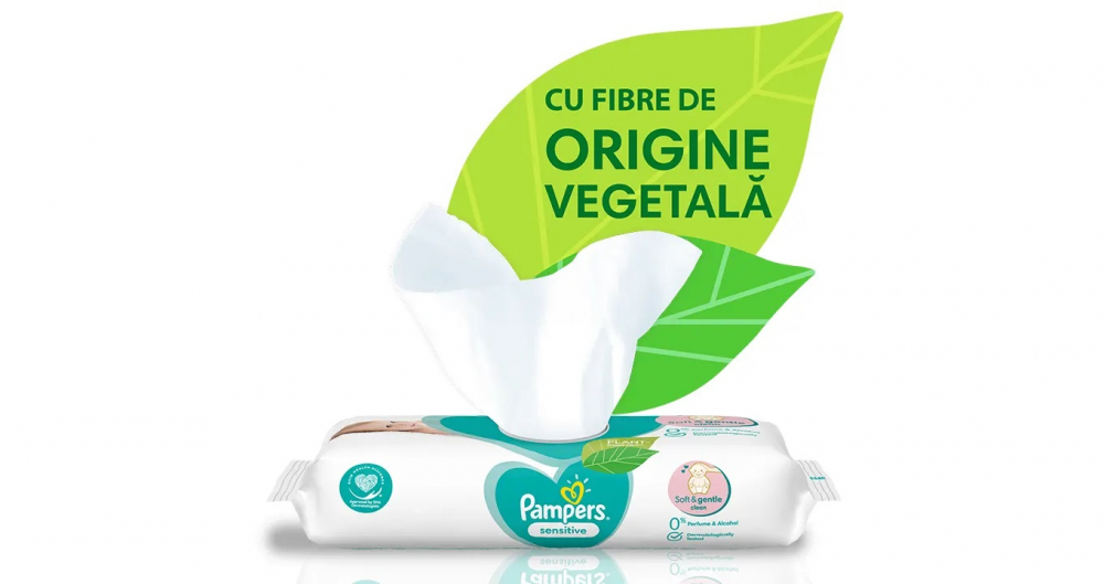 Servetele umede Sensitive, 52 buc, Pampers [3]