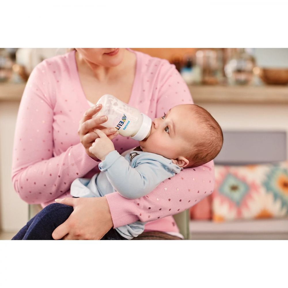 Set 2 Biberoane anticolici, +0 luni, 125 ml, SCY100/02, Philips Avent [5]