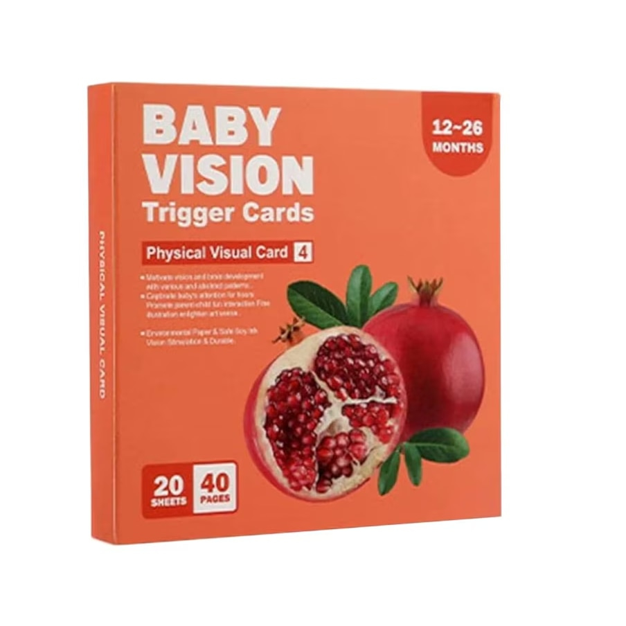 Set 20 Carduri Baby Vision de stimulare vizuală pentru bebeluși, 12-36 luni [4]