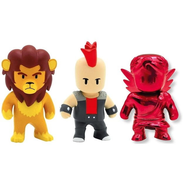Set 3 mini figurine Stumble Guys, 3D Seria 1 - Leonidas, Punk Dude, Ruby Cupid [2]
