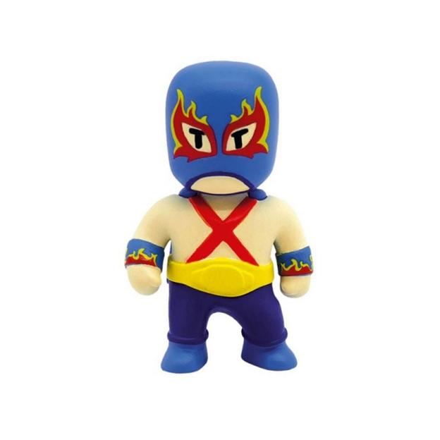 Set 5 mini figurine Stumble Guys, 3D S1, 6 cm, Glowman, Boxing Roo, Luchador, Hazmat NBC [3]