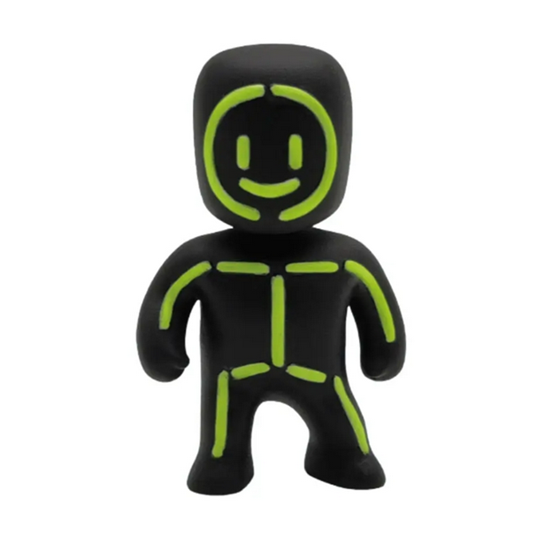 Set 5 mini figurine Stumble Guys, 3D S1, 6 cm, Glowman, Boxing Roo, Luchador, Hazmat NBC [5]