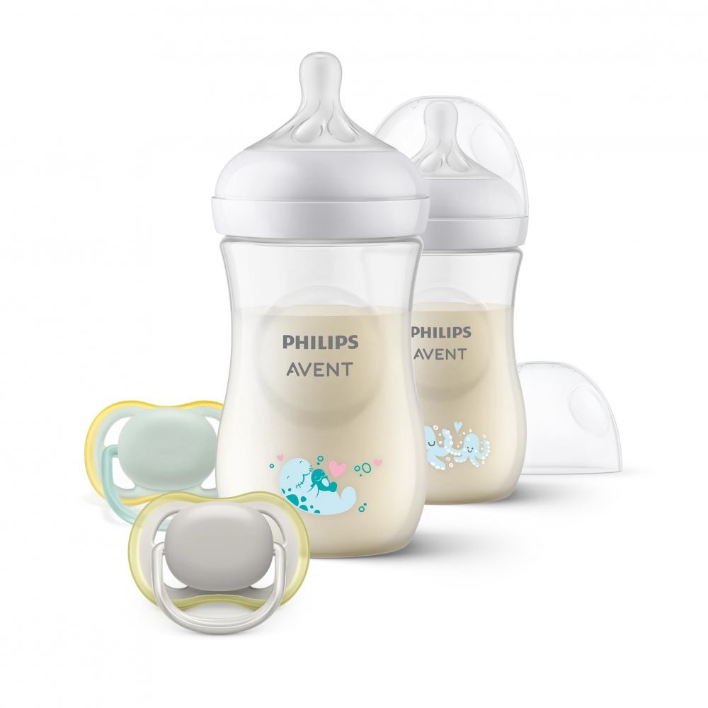 Set de biberoane deco Philips Avent Natural Response, SCD837/11, Philips [1]