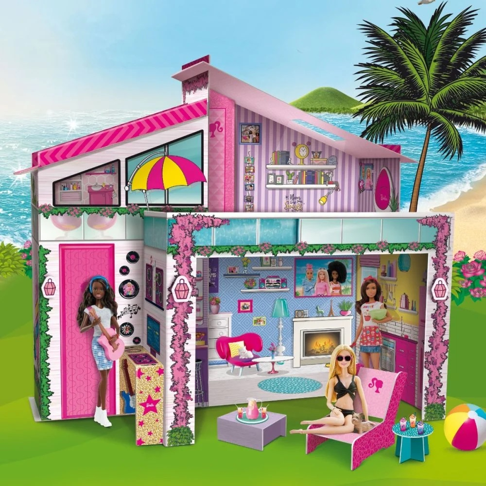Set de joaca cu papusa, Lisciani, Casa de vara a lui Barbie [2]