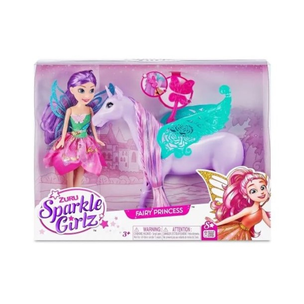 Set de joaca Sparkle Girlz, Papusa cu Unicorn [2]