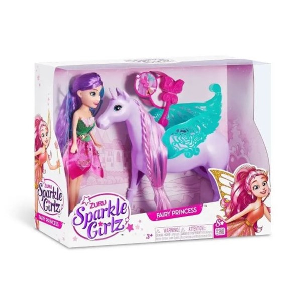 Set de joaca Sparkle Girlz, Papusa cu Unicorn [3]