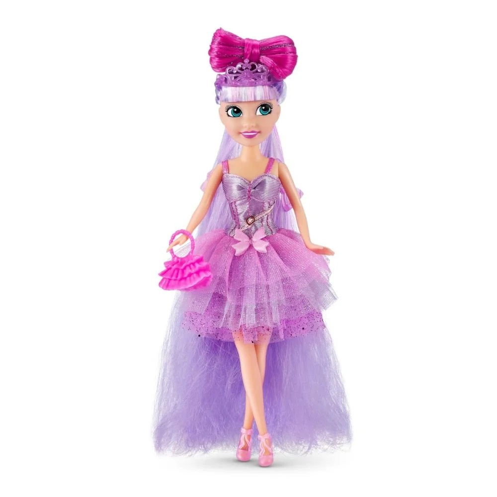 Set de joaca Sparkle Girlz, Papusa Hair Dreams, Mov [4]