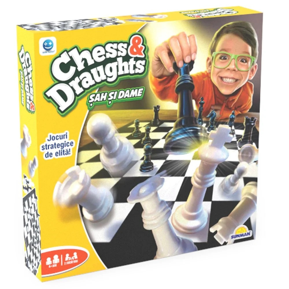 Set joc de sah si dame, Smile Games [1]