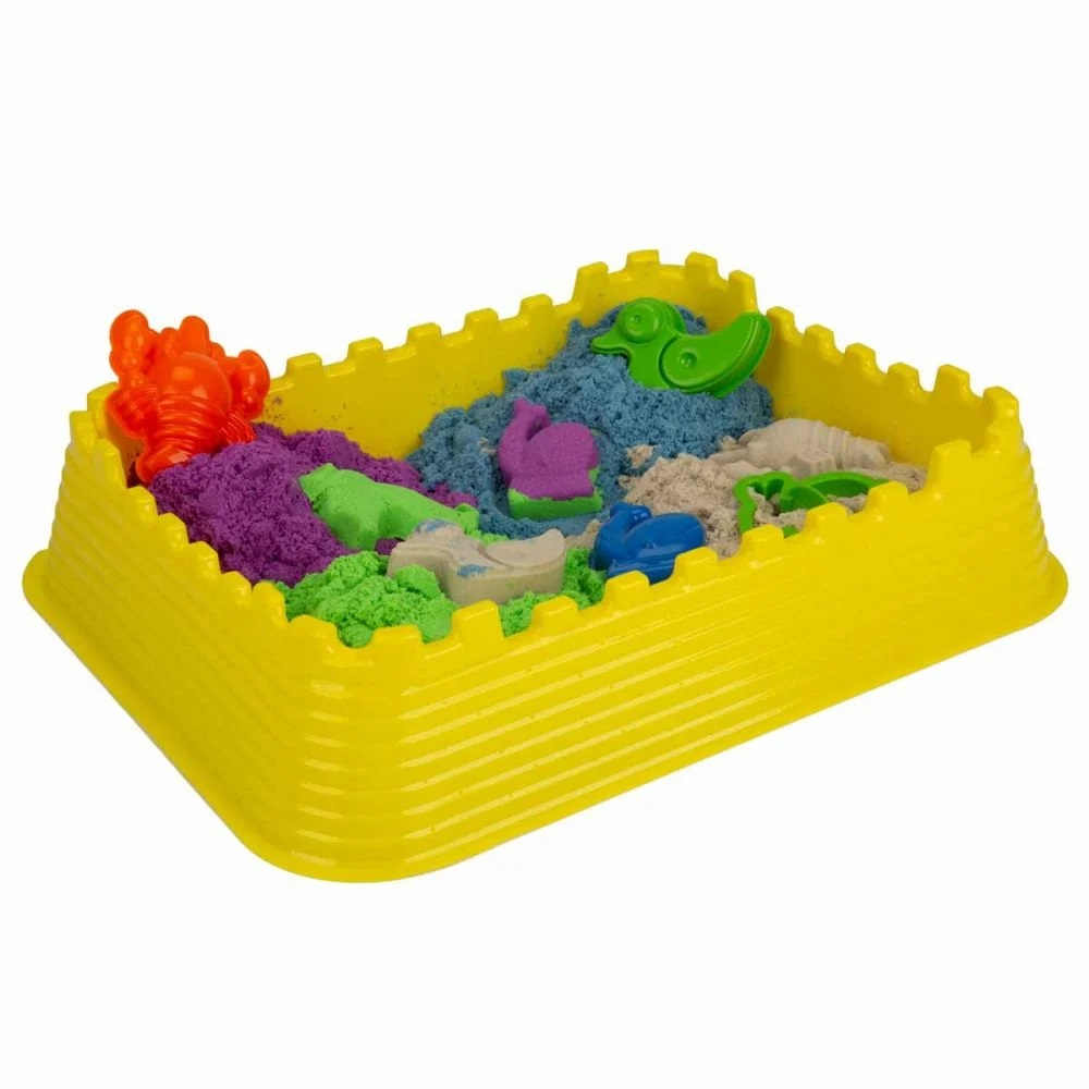 Set nisip kinetic, Crafy Fun Sand, Sunny Beach, 13 piese, 1 kg nisip [2]