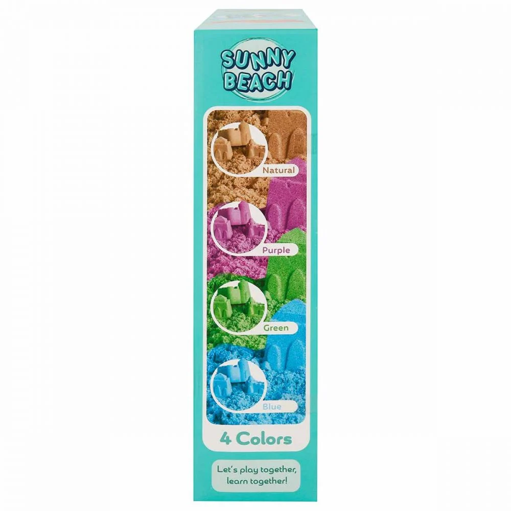 Set nisip kinetic, Crafy Fun Sand, Sunny Beach, 13 piese, 1 kg nisip [6]