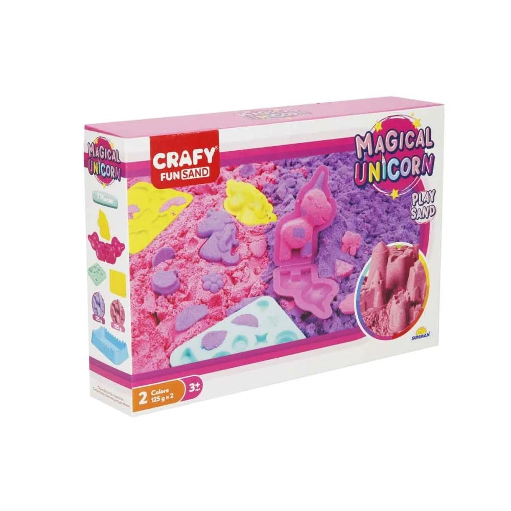 Set nisip Kinetic, Crafy, Unicorn, 7 piese [2]