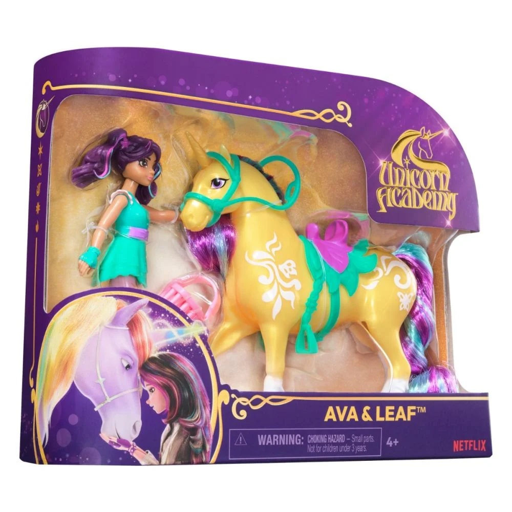 Set papusa Ava si unicornul Leaf, Unicorn Academy [2]